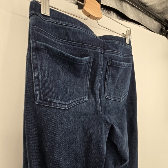 SPANX Jean-ish Ankle blue jean pull on flexible Leggings Xsmall - Picture 7 of 8